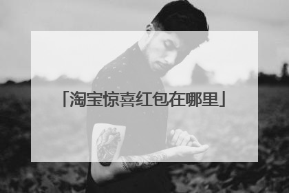 淘宝惊喜红包在哪里