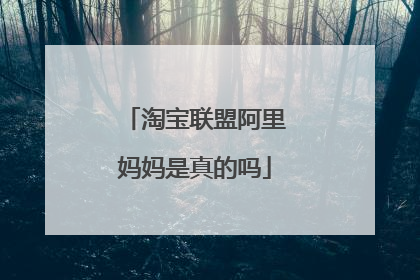 淘宝联盟阿里妈妈是真的吗