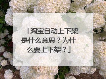 淘宝自动上下架是什么意思?为什么要上下架?