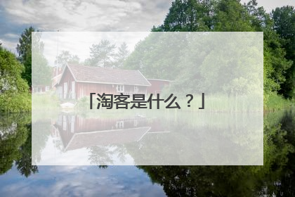 淘客是什么?