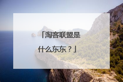 淘客联盟是什么东东?