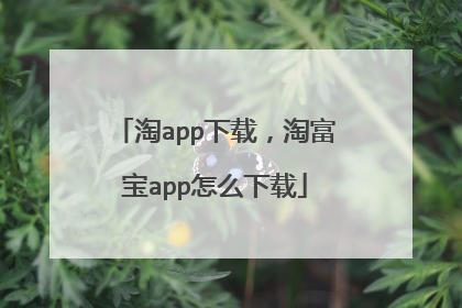 淘app下载，淘富宝app怎么下载