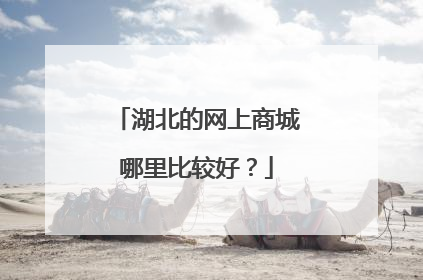 湖北的网上商城哪里比较好?