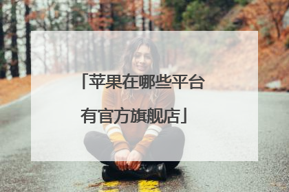 苹果在哪些平台有官方旗舰店