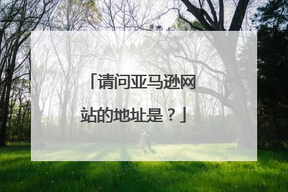 请问亚马逊网站的地址是?