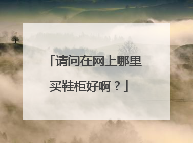 请问在网上哪里买鞋柜好啊?