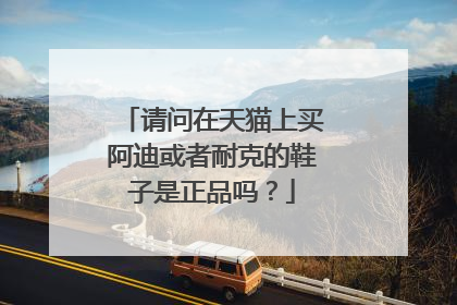 请问在天猫上买阿迪或者耐克的鞋子是正品吗?