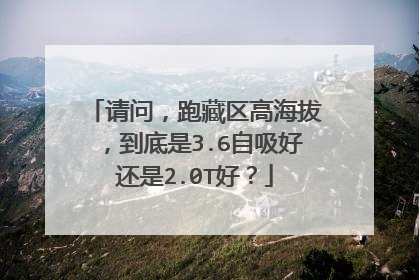 请问,跑藏区高海拔,到底是3.6自吸好还是2.0T好?