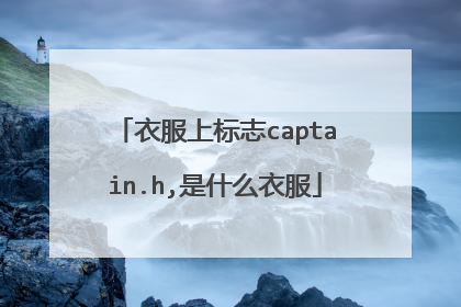 衣服上标志captain.h,是什么衣服