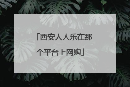 西安人人乐在那个平台上网购