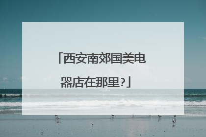 西安南郊国美电器店在那里?