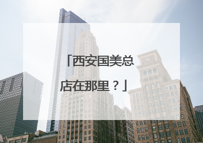 西安国美总店在那里?