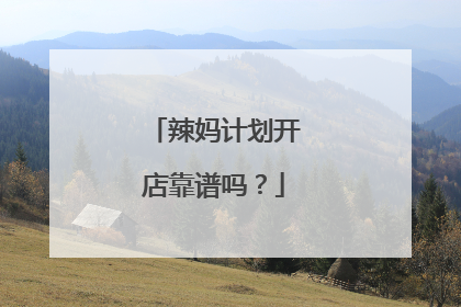 辣妈计划开店靠谱吗?