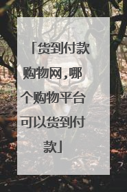 货到付款购物网,哪个购物平台可以货到付款