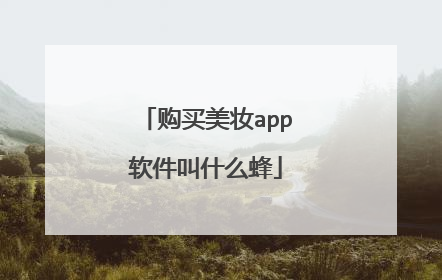 购买美妆app软件叫什么蜂