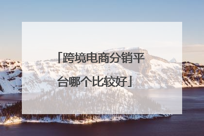 跨境电商分销平台哪个比较好