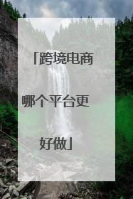 跨境电商哪个平台更好做