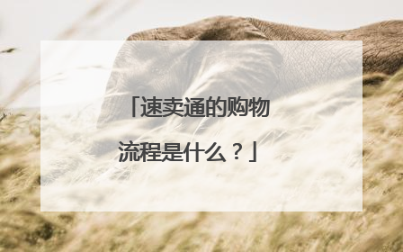 速卖通的购物流程是什么?