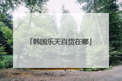 韩国乐天百货在哪