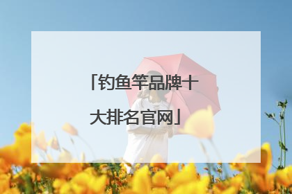 钓鱼竿品牌十大排名官网