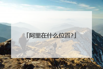阿里在什么位置?