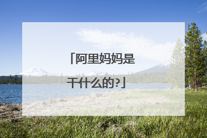 阿里妈妈是干什么的?