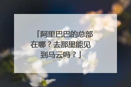 阿里巴巴的总部在哪?去那里能见到马云吗?