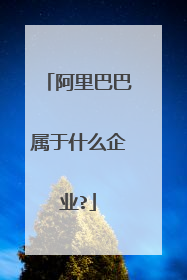 阿里巴巴属于什么企业?