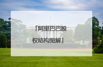 阿里巴巴股权结构图解