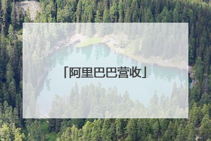 阿里巴巴营收
