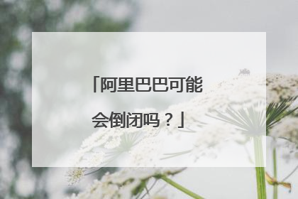 阿里巴巴可能会倒闭吗?