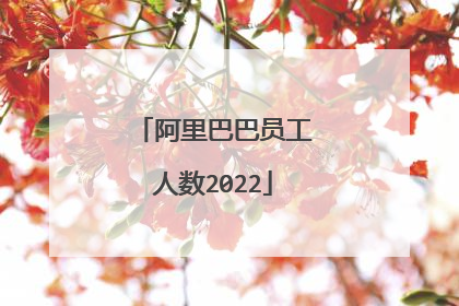 阿里巴巴员工人数2022