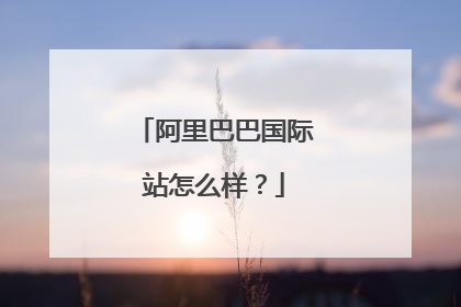 阿里巴巴国际站怎么样?