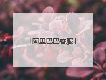 阿里巴巴客服