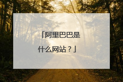 阿里巴巴是什么网站?