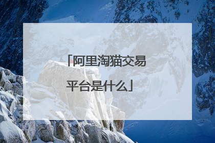 阿里淘猫交易平台是什么