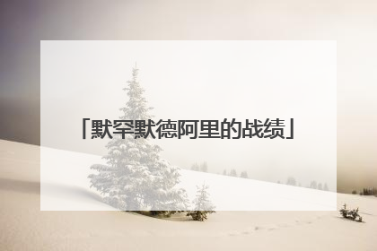 默罕默德阿里的战绩