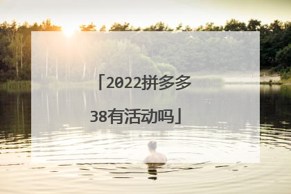 2022拼多多38有活动吗