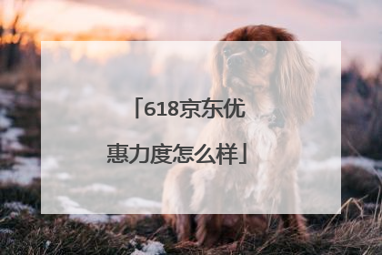 618京东优惠力度怎么样
