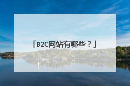 B2C网站有哪些?