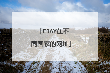 EBAY在不同国家的网址