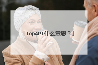 TopAPI什么意思?