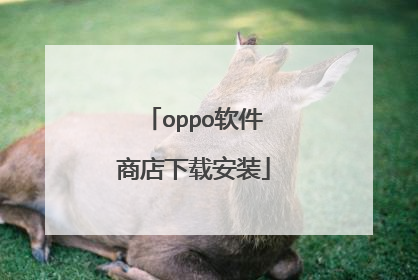 oppo软件商店下载安装