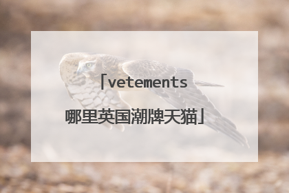 vetements哪里英国潮牌天猫