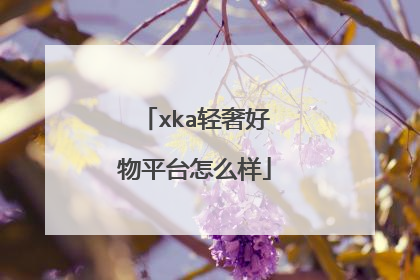 xka轻奢好物平台怎么样