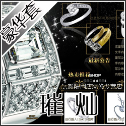 璀璨豪华旺铺套装模板